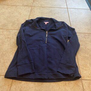 Navy Quarter Zip